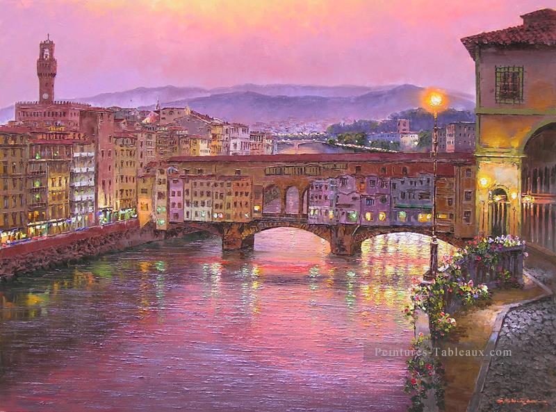 Ponte Vecchio European Towns.JPG Peintures à l'huile